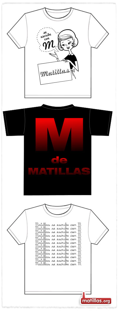 Camiseta con M de Matillas