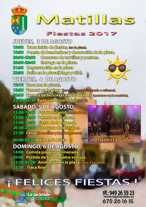 Matillas Fiestas 2017