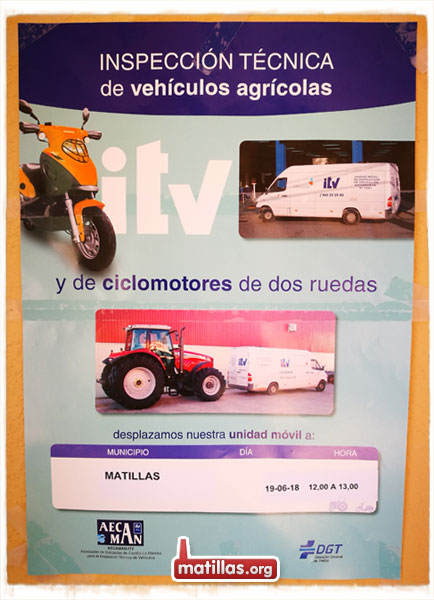 ITV agrícola 2018