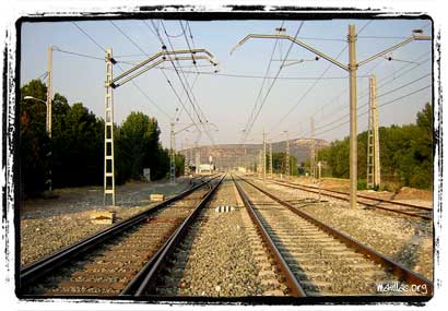 Vias de tren