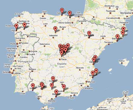 Mapa de Visitantes a Matillas
