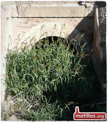 Desagüe hacia el río