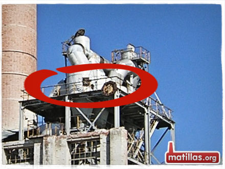 Desmantelamiento del ciclón de la Fabrica El Leon