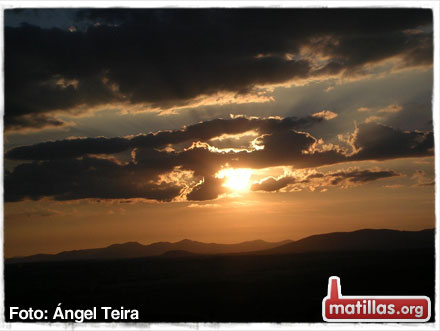 Atardecer en Matillas