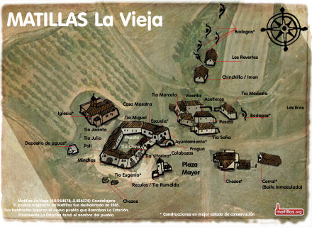 Mapa de Matillas La Vieja