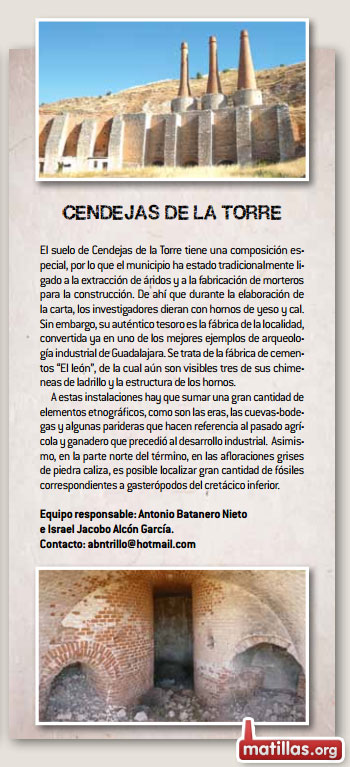 Carta Arqueológica Cendejas La Torre