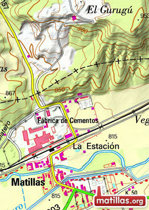 Mapa Topográfico Matillas
