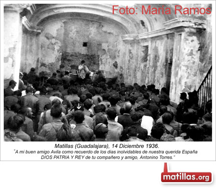 Matillas Guerra Civil Misa de Campaña